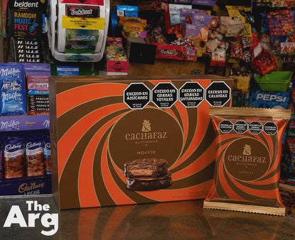 Cachafaz Chocolate Mousse Alfajor Covered in Chocolate | 6 Units 300g