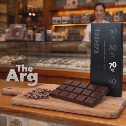 Rapanui 70% Dark Chocolate Bar 80g | Premium Argentine Chocolate