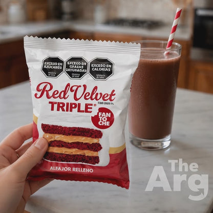 Fantoche Triple Red Velvet Alfajor
