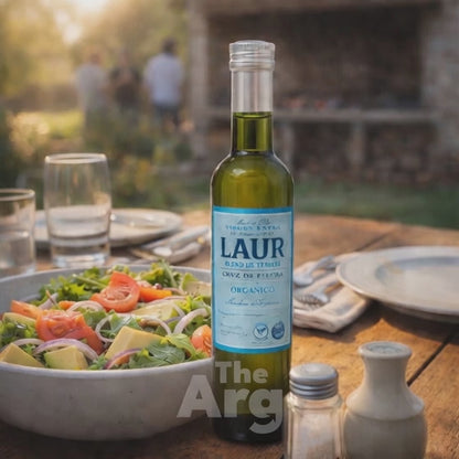 Laur Organic Extra Virgin Olive Oil – Cruz de Piedra Blend (250ml / 8.45 fl oz) | Premium Argentine EVOO from Mendoza