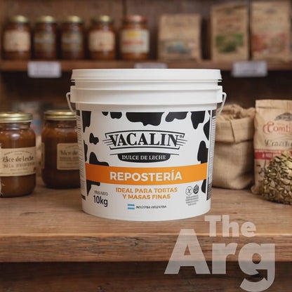 Vacalin Dulce de Leche Repostero 4 kg / 8.8 lb |  Argentine Bakery Style Caramel Spread
