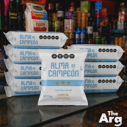 Alma de Campeón White Fantasy Alfajores Box 12 Units | Argentine Sweet Cookies