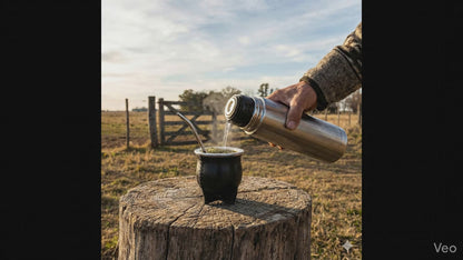 Mate Premium Pumpking Gourd - Mate Camionero (Black)