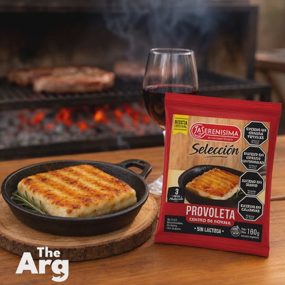 La Serenísima Lactose-Free Provoleta Cheese Wheel Center 180 g / 0.39 lb