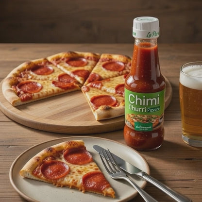La Parmesana Chimichurri Pizzero – Argentine Pizza Sauce (300 g / 12.3 oz)