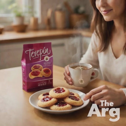Terepín Pepas Wild Berry Cookies | 260g | Traditional Argentine Filled Cookies