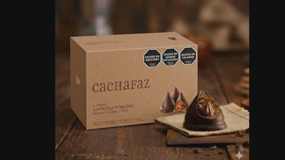Cachafaz Conitos Covered Cone Cookies Filled with Dulce de Leche and Milk Chocolate 6 units 228 g / 8 oz