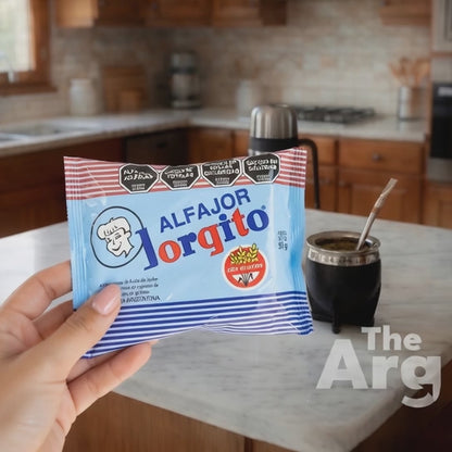 Jorgito Gluten-Free Alfajor with Dark Chocolate Coating and Dulce de Leche Filling 50g