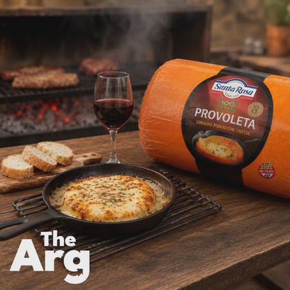 Santa Rosa Provoleta Grill Cheese | Whole 4 kg Bar (8.8 lb) | Argentine Provolone for Asado