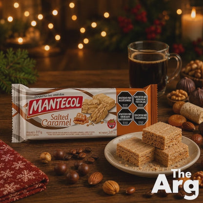 Mantecol Salted Caramel Peanut Butter Semi Soft Bar Gluten Free 111g