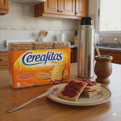 Cerealitas Wholegrain Crackers Galletitas, 200 g / 7.1 oz (Pack of 3)