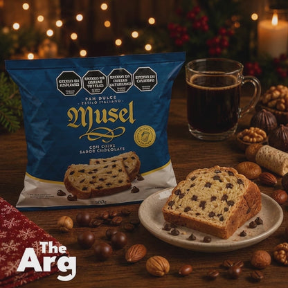 Musel Pan Dulce with Chocolate Chips 500g / 17.63 oz | Classic Venetian Sweet Bread