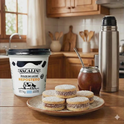 Dulce de Leche Vacalin Repostero 1 kg /2.2 lb Plastic Bin