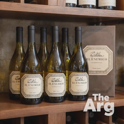El Enemigo Chardonnay 750ml Case (6 Bottles) – Premium Argentine White Wine from Gualtallary