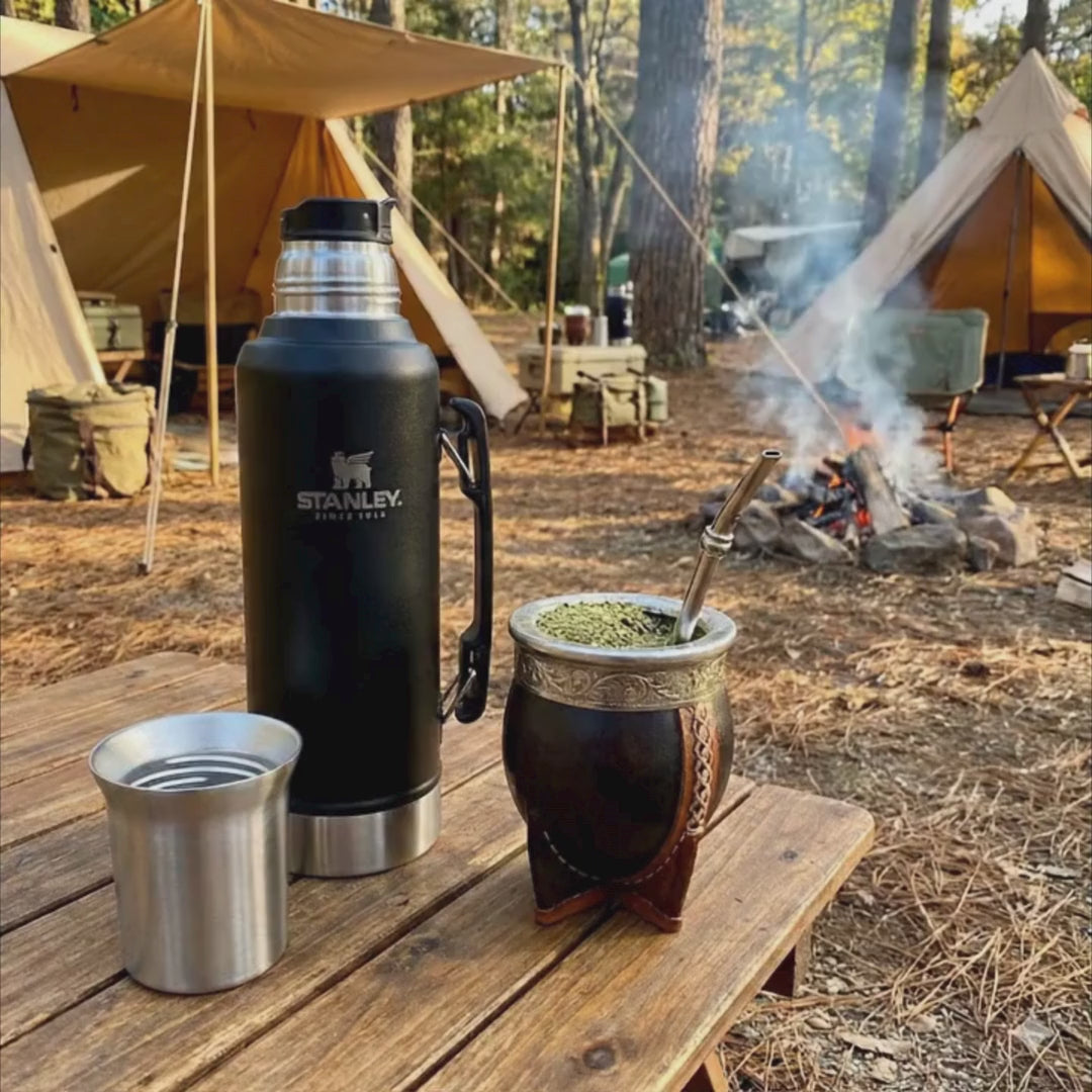 Stanley Mate System Classic Termo Original con Pico Cebador Thermos Bottle 0.8l