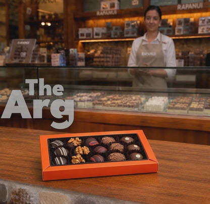 Rapanui Chocolate Truffles Box 15 Pieces 210g | Argentine Chocolate Truffles