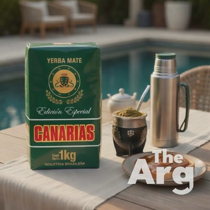 Canarias Yerba Mate Special Selection 1kg (2.2 lb) | Premium Uruguayan Sin Palo Yerba Mate
