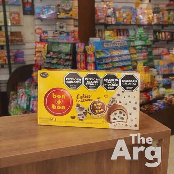 Arcor Bon o Bon Cookies & Cream 18 Bombones – The Argentino
