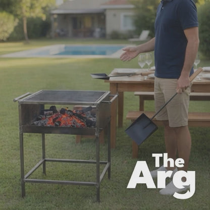 BBQ Grill Tool Set Shovel + Poker | Argentine Parrilla Kit