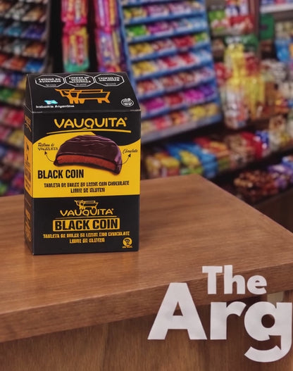 Vauquita Black Coin Dulce de Leche Chocolate | Pack x18