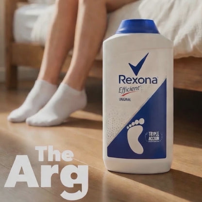 Rexona Foot Deodorant Powder – 24h Odor Control & Moisture Absorption | Daily Foot & Shoe Freshness