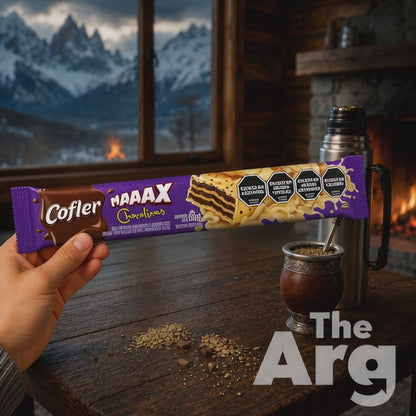 Arcor Cofler Maaax Chocolinas Chocolate Wafer with Cookies 60g