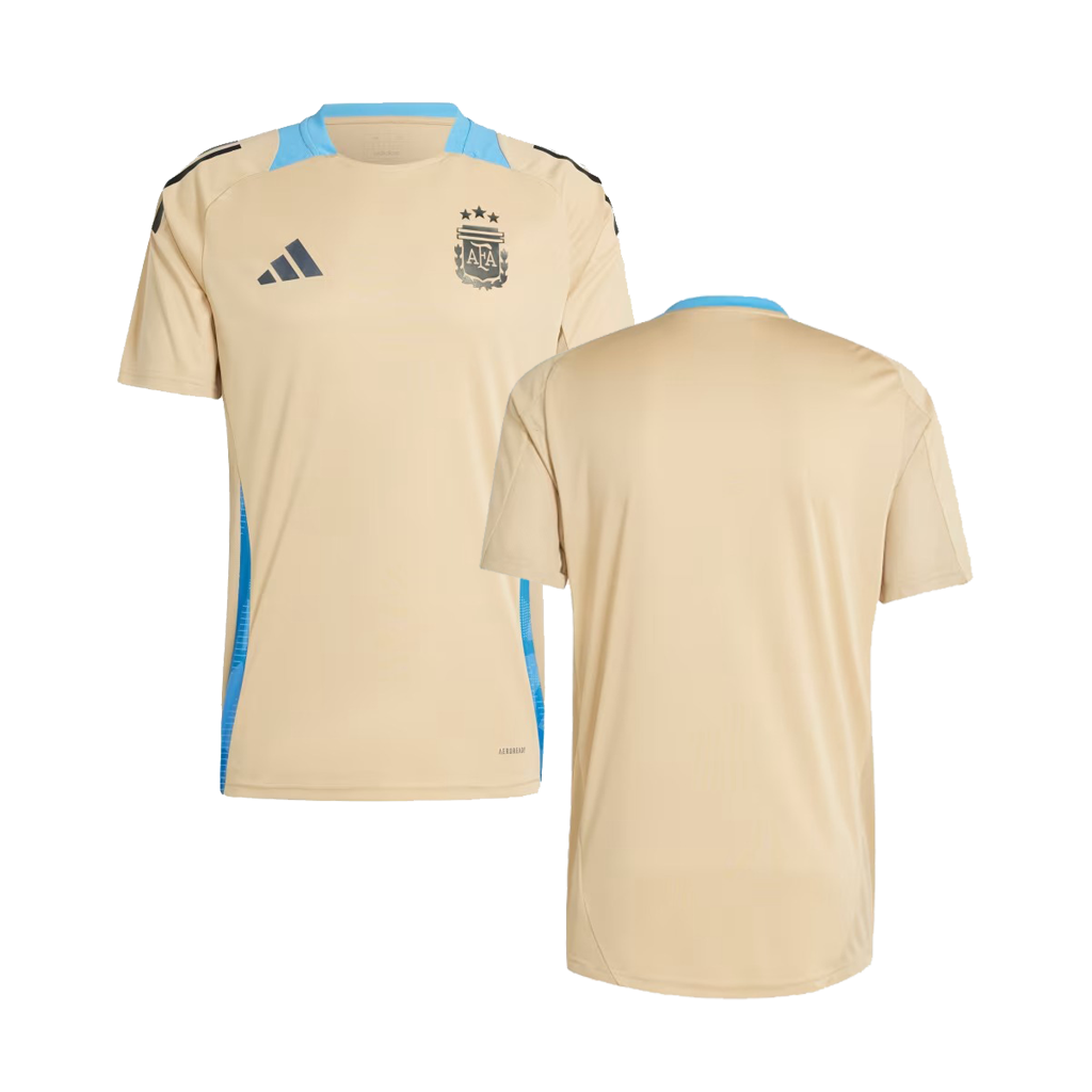 Camiseta de entrenamiento Tiro 24 Competición Argentina Adidas - Beige
