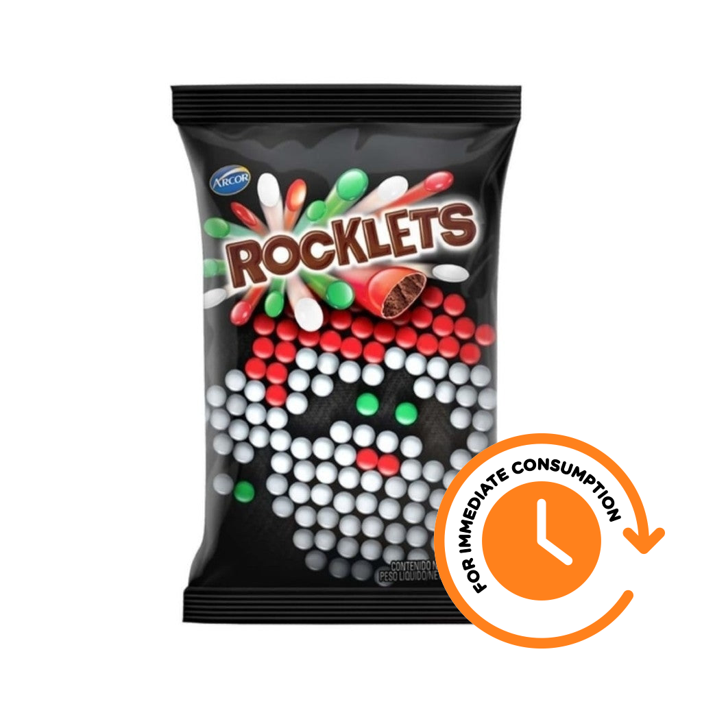 SALE Rocklets Confites Chocolate Candy Chocolate Sprinkles Christmas Colors 120 g