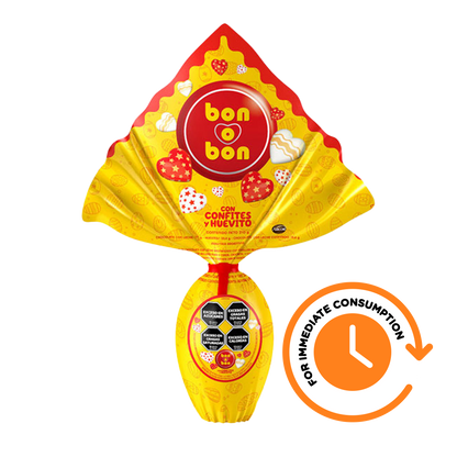 Bon o Bon Milk Chocolate Easter Egg 210 g / 7.4 oz