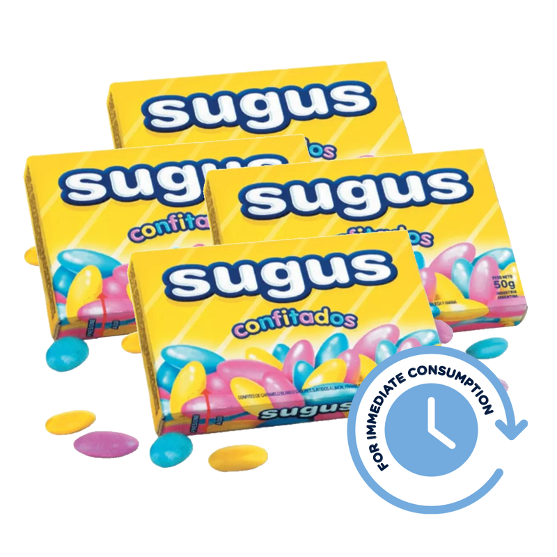 SALE Sugus Confitados Hard Candy with Soft Interior - Pack of 4