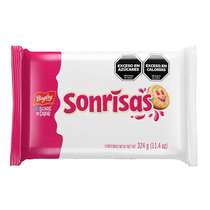 Sonrisas Cookies 3 Pack 324g / 11.42 oz | Argentine Biscuit Pack