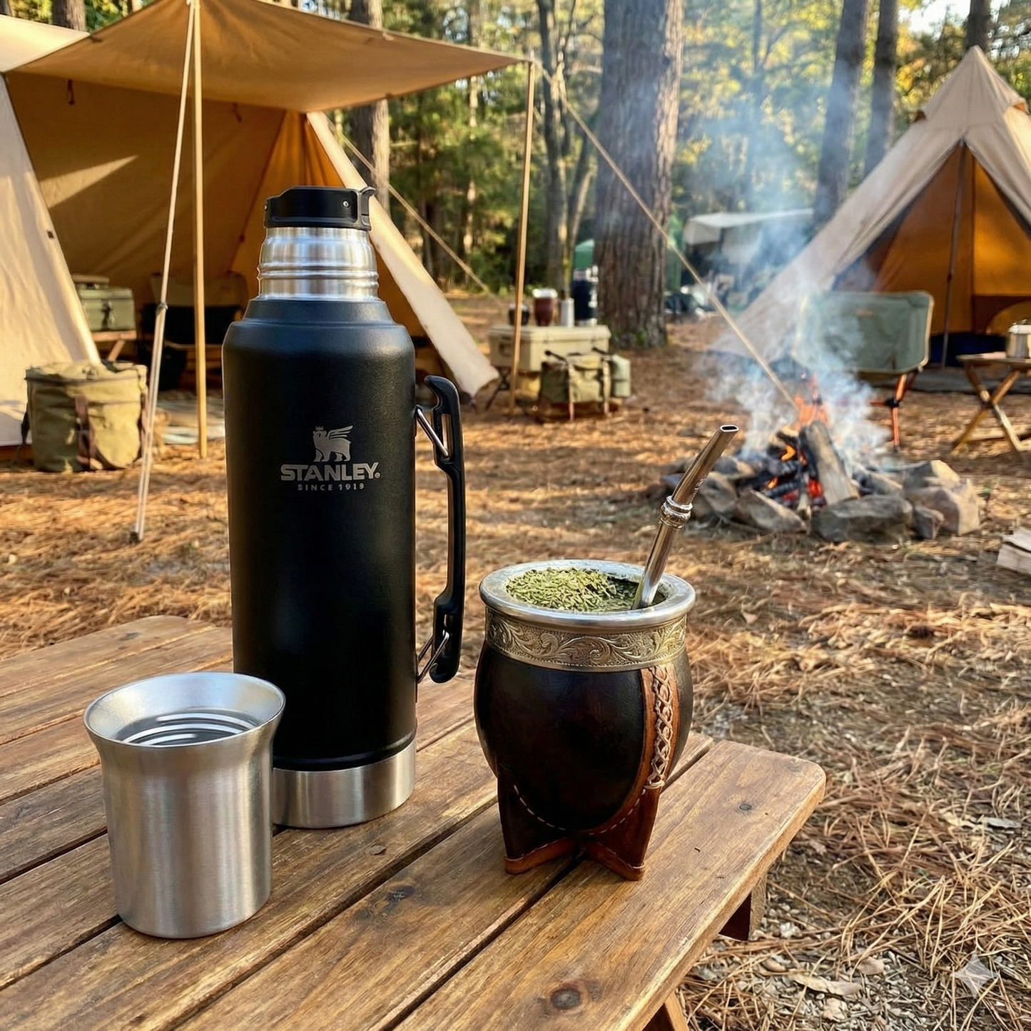 Stanley Mate System Classic Termo Original con Pico Cebador Thermos Bottle 1.2l