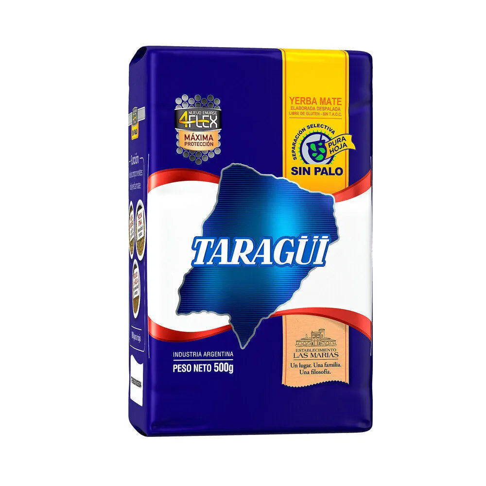 Taragüi Yerba Mate Sin Palo 500g | Argentine Mate Tea Without Stems