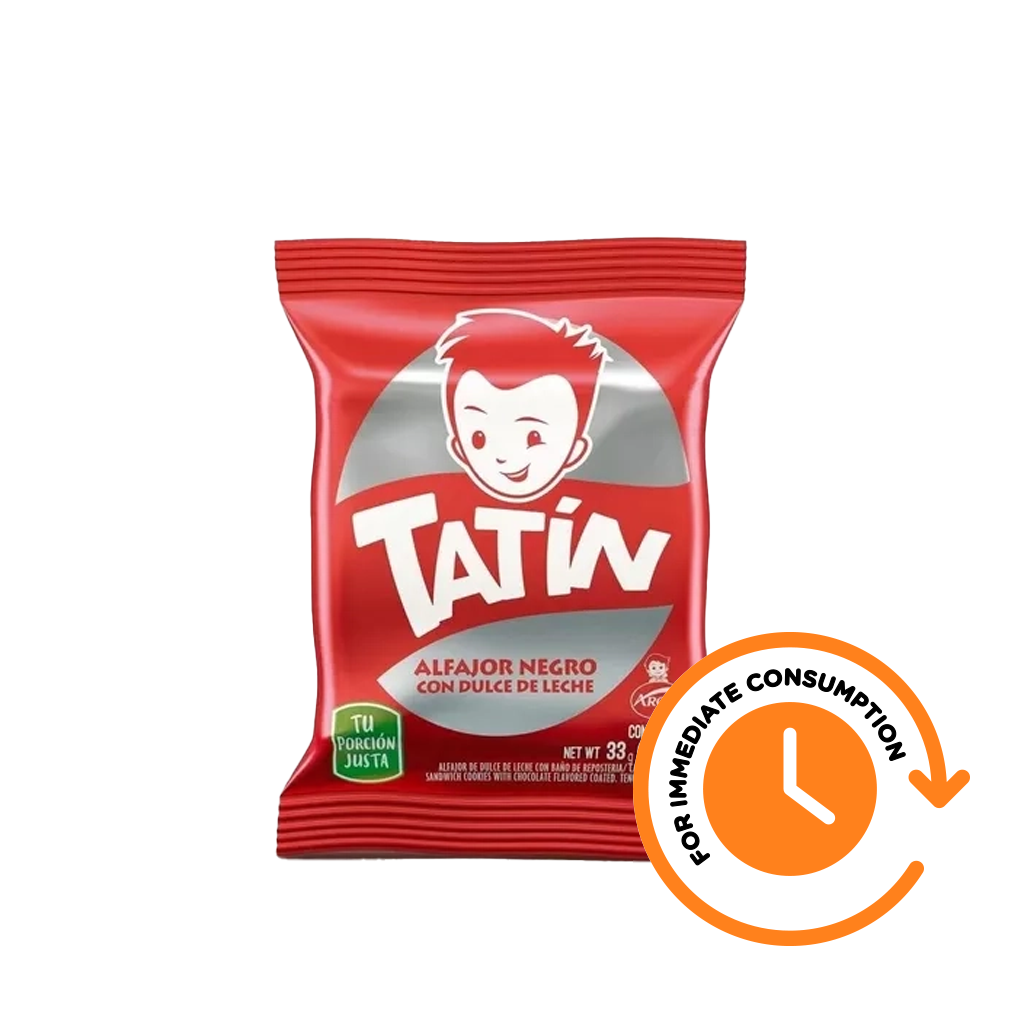 SALE Alfajor Tatín Chocolate with Dulce de Leche 33 g / 1.1 oz