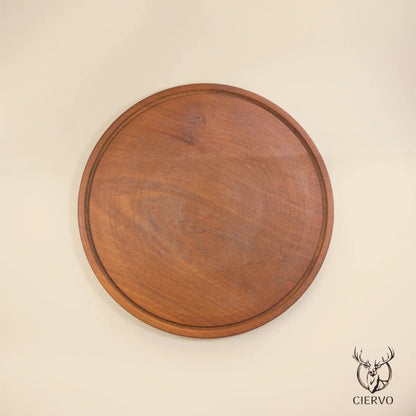 40 cm Round Pizza Board – Algarrobo Wood