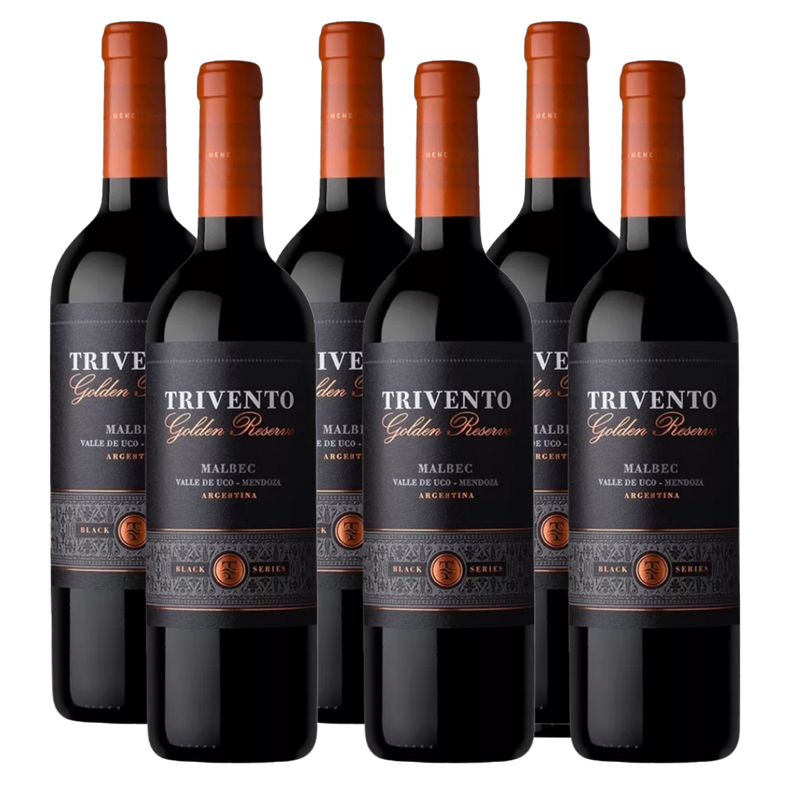 Trivento Golden Reserve Black Series Malbec 750ml (6 Bottles)