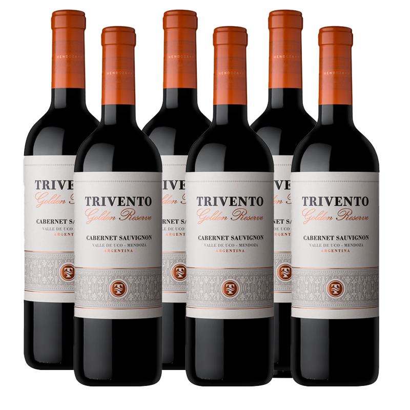 Trivento Golden Reserve Cabernet Sauvignon 750ml (6 Bottles)