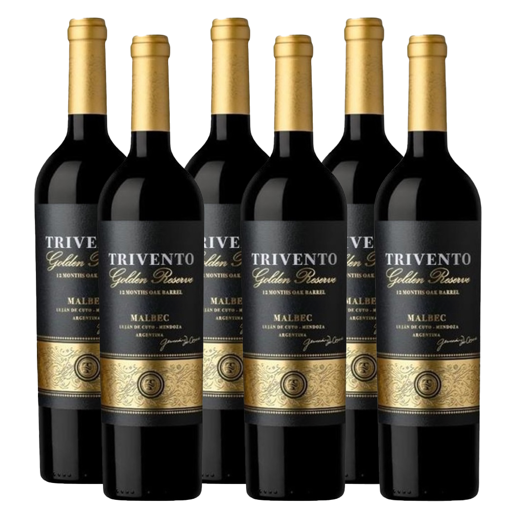 Trivento Golden Reserve Malbec 750ml (6 Bottles)