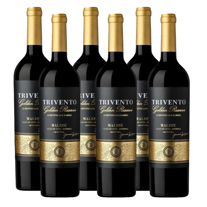 Trivento Golden Reserve Malbec 750ml (6 Bottles)