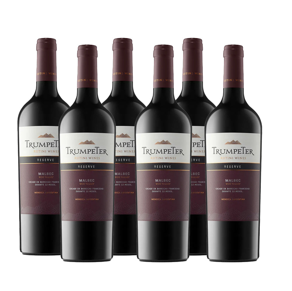 Trumpeter Reserve Malbec 750 ml (6 Bottles).