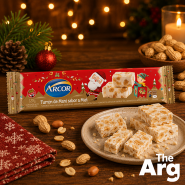 Arcor Turrón de Maní Honey Peanut Torrone Classic Nougat 120g
