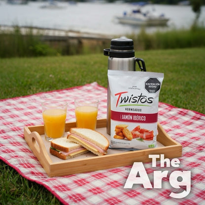 Twistos Iberian Ham Mini Toasted Snacks 155g / 5.47 oz