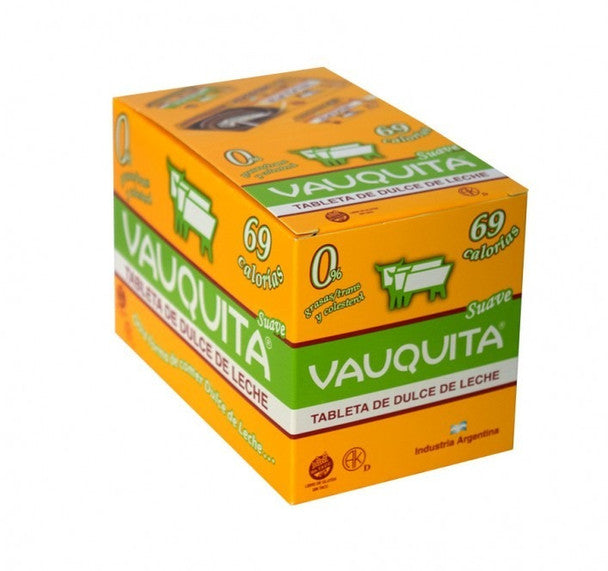 Vauquita Soft Dulce de Leche Light Edition box – low calorie, gluten free, kosher Argentine candy