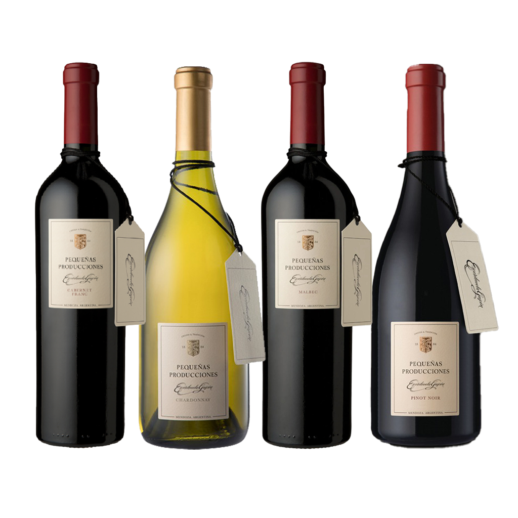 Set Pequeñas Producciones - Escorihuela Gascón 750ml (caja de 4 botellas)