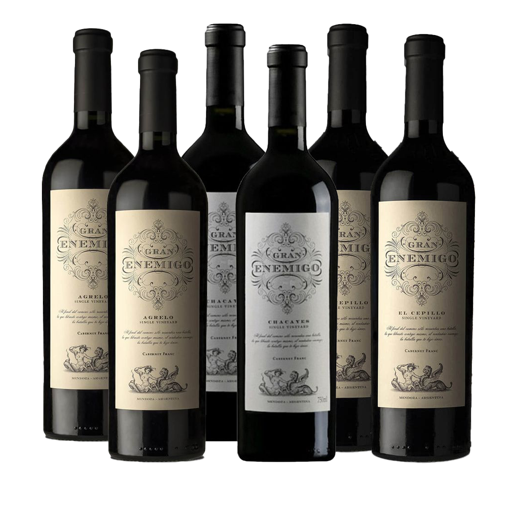 Gran Enemigo Special Selection -  El Cepillo, Agrelo & Chacayes Cabernet Franc Mix 750 ml (box of 6 bottles)