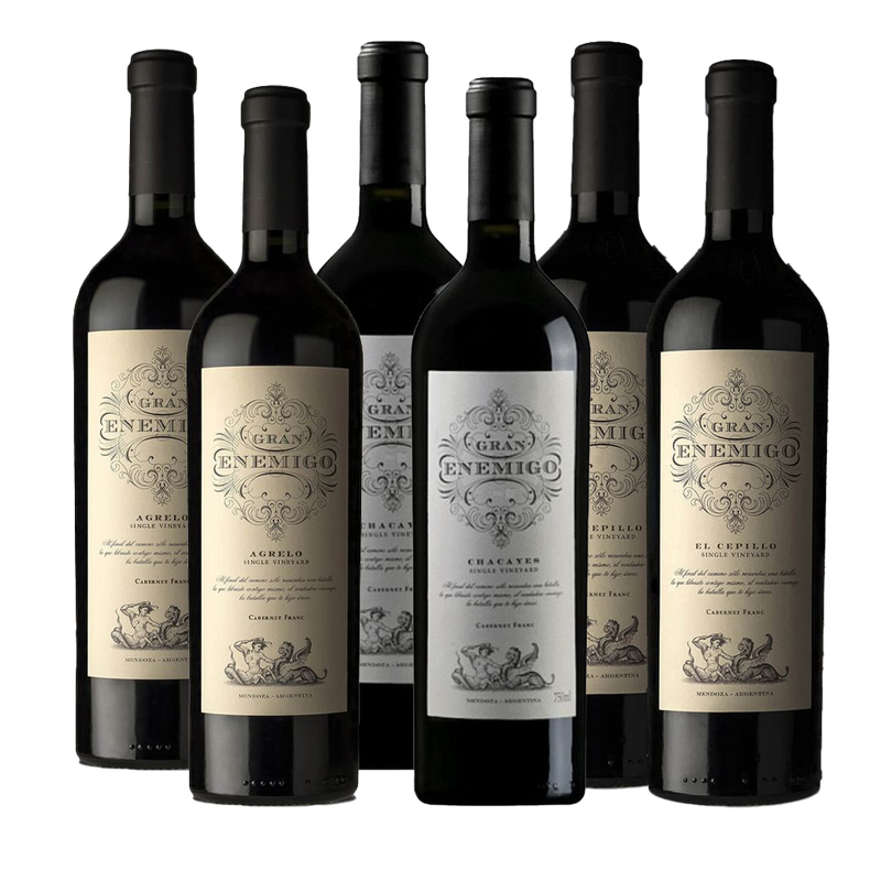 Gran Enemigo Special Selection -  El Cepillo, Agrelo & Chacayes Cabernet Franc Mix 750 ml (box of 6 bottles)