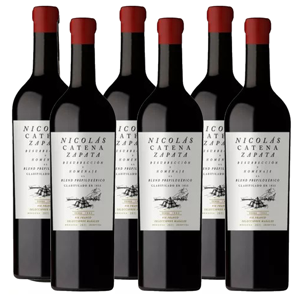 Nicolas Catena Zapata Resurrection & Tribute to the Pre-Phylloxera Blend 750ml (6 Bottles)