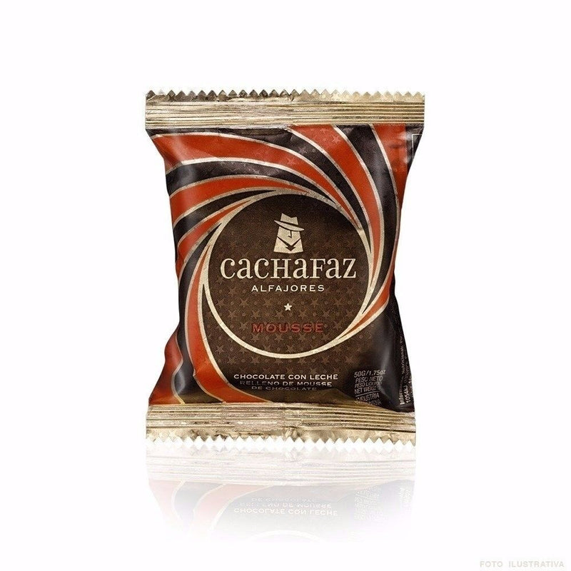 Alfajor "Cachafaz" Filled with Chocolate Mousse Covered with Chocolate 6u 300g / 0.66lb.