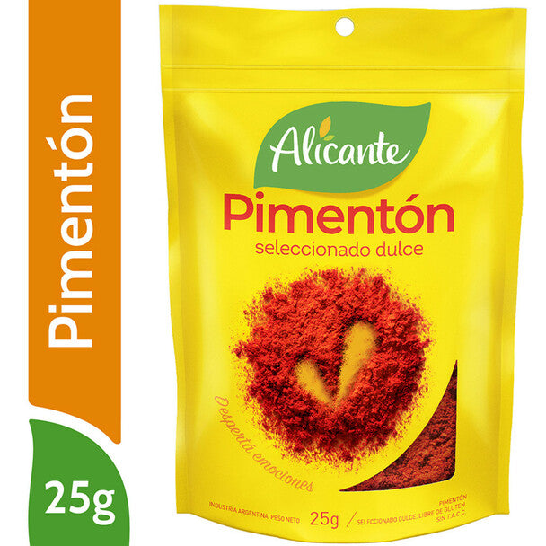 Alicante Pimentón Dulce Sweet Paprika Spice 25 g / 0.88 oz.