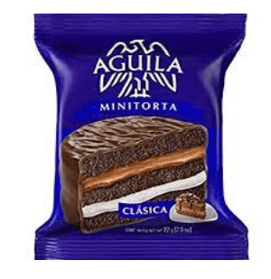Águila Alfajor Classic Minicake with Dulce de Leche and Cream, 69 g / 2.4 oz (pack of 6).